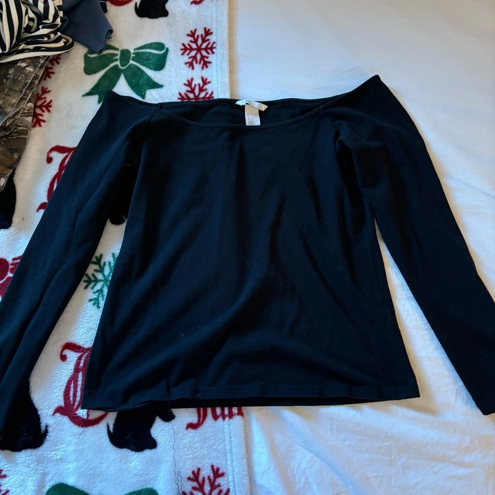 h&m off the shoulder top